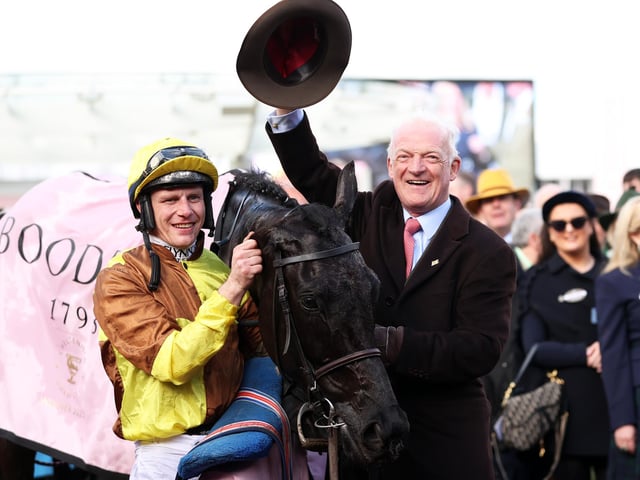The juggernaut of the Festival's winningmost trainer, Willie Mullins, is spearheaded by GALOPIN DES CHAMPS, who is gunning for his second successive Boodles Gold Cup on Friday (3.30). He's been beaten twice since last year's success and his jumping is far from flawless, but he has looked good in his last two wins at Leopardstown and is probably a stronger horse than 2023 when he was given a cautious, but perfect, waiting ride by jockey Paul Townend. It's rare for horses to land back-to-back Gold Cups but this 8yo could still be improving and make Mullins the first trainer to achieve the feat with two different horses after Al Boum Photo.