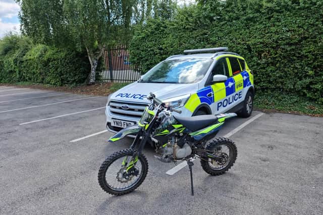 Off road bikers putting road users at risk and causing a nuisance ...