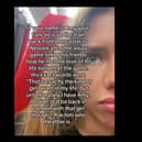 The video, where a woman heard a man dismissing his fiance on a Doncaster train, has gone viral, with more than 10 millions views around the world. (Photo: Ava/TikTok).