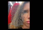 The video, where a woman heard a man dismissing his fiance on a Doncaster train, has gone viral, with more than 10 millions views around the world. (Photo: Ava/TikTok).