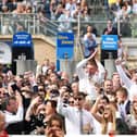 Spectators at last year's St Leger raceday. Photo by George Wood/Getty Images