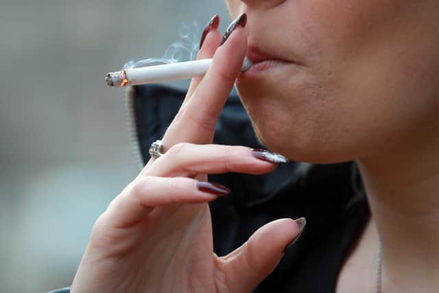 STOCK: smoking.