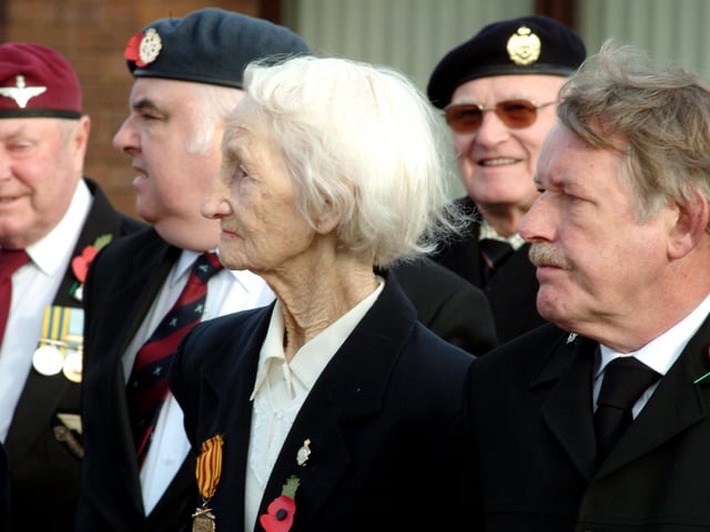 Remembrance service at the Civic Centre in 2006