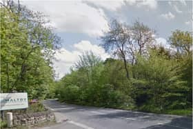 The car crashed into a tree on the A631 between Maltby and Tickhill.