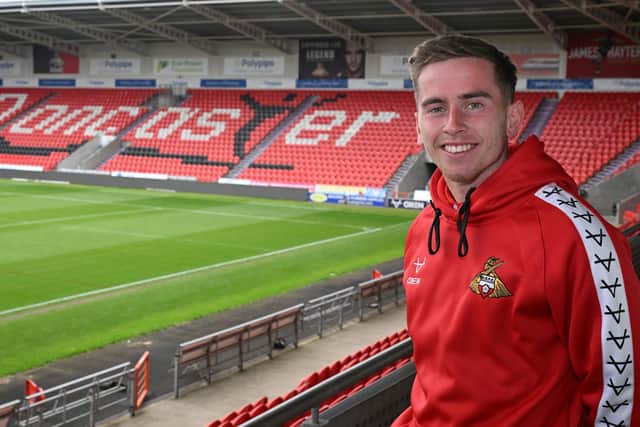 Rovers' new signing, Joe Sbarra. Picture Howard Roe/AHPIX LTD