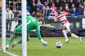 Kieran Agard in action at Harrogate. Picture: Liam Ford/AHPIX LTD