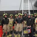 Crews raised more than £1,000 in their Mount Everest climbing challenge.