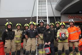 Crews raised more than £1,000 in their Mount Everest climbing challenge.