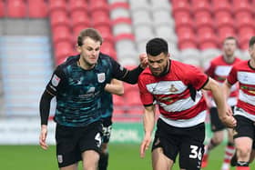 Doncaster's Maxime Biamou could earn his first start against Swindon. Picture:Andrew Roe/AHPIX LTD, Football.