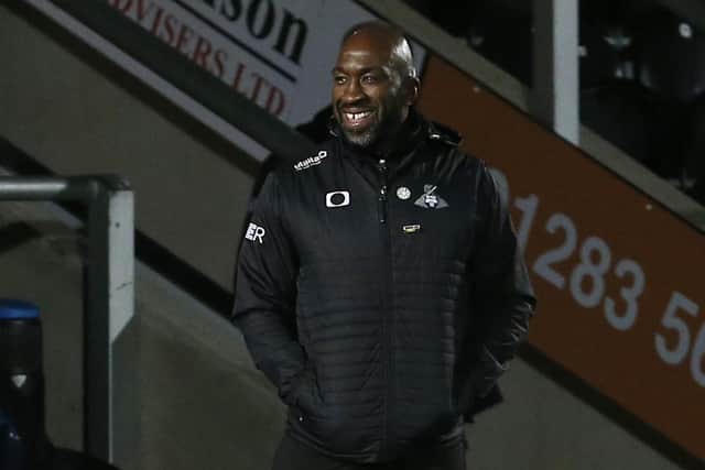 Doncaster Rovers manager Darren Moore sends his team out to face Shrewsbury Town tomorrow night. Craig Brough/AHPIX LTD