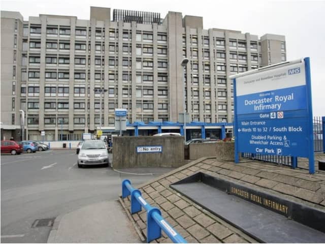 Doncaster Royal Infirmary.