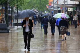 Heavy showers are forecast for Wednesday