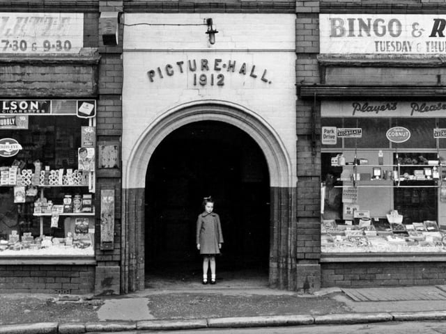 The now demolished Picture Hall, Conisbrough