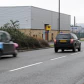 Figures reveal where you are most likely to find yourself with a speeding fine. Picture shows a speed camera near Sheffield city centre