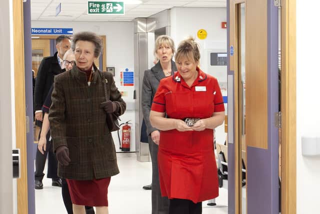 The Princess Royal toured Doncaster Royal Infirmary.