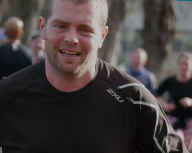 Runner Jonathan Buckley is digging out his Olympic torch for his four half marathon challenge.