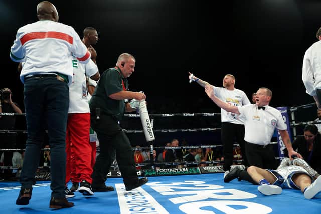 Cunningham was hospitalised following the fight.