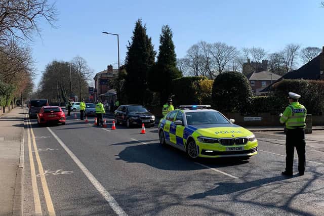 Police have begun enforcing the government lockdown in Sheffield. Copyright: Other 3rd Party