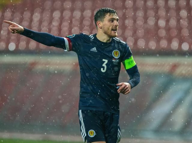 Missed a great chance - probably THE chance - a minute before Christie put Scotland ahead. Captain got forward but Serbia tried to exploit the space he left - but he often got back to help Callum McGregor covering.