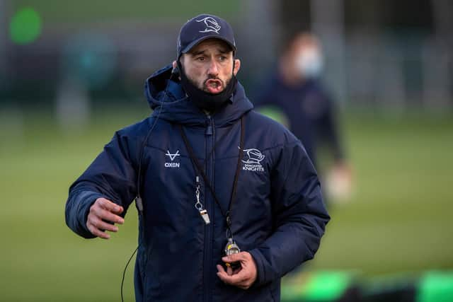 Steve Boden takes Doncaster Knights into another season of Championship action (Picture: Bruce Rollinson)