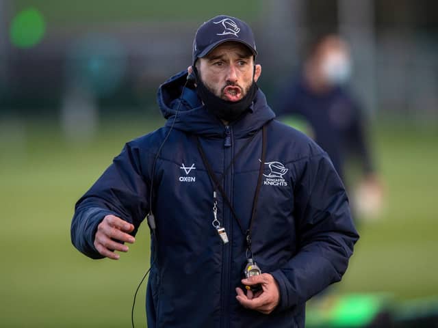 Steve Boden takes Doncaster Knights into another season of Championship action (Picture: Bruce Rollinson)