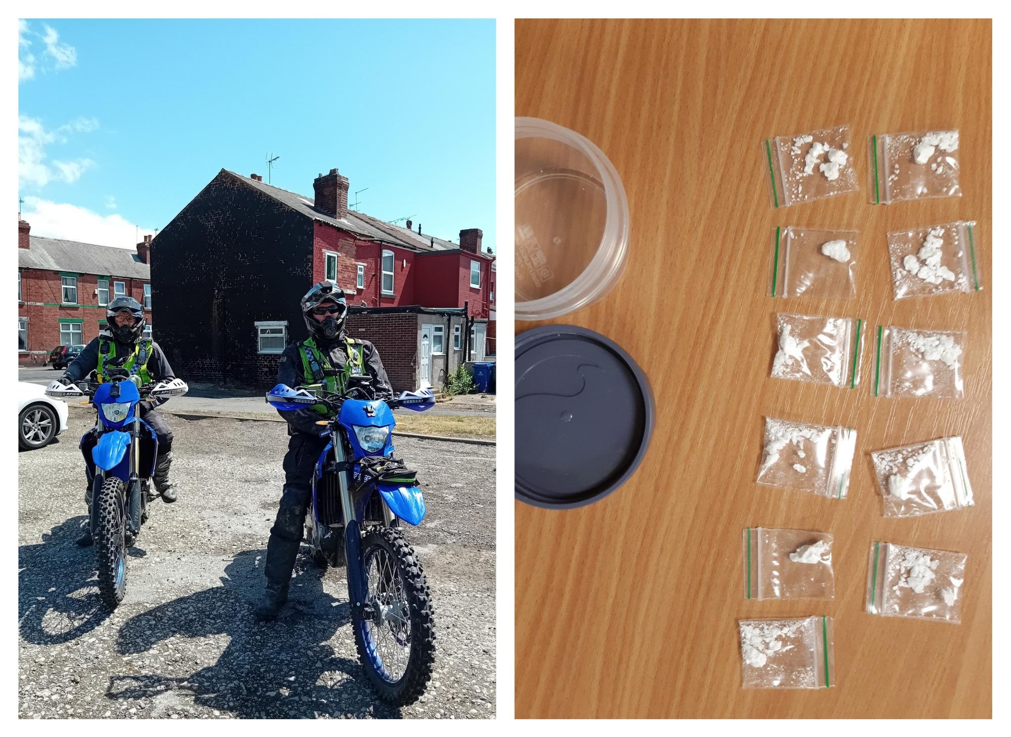 Drugs and off-road bikes seized during latest Doncaster police blitz