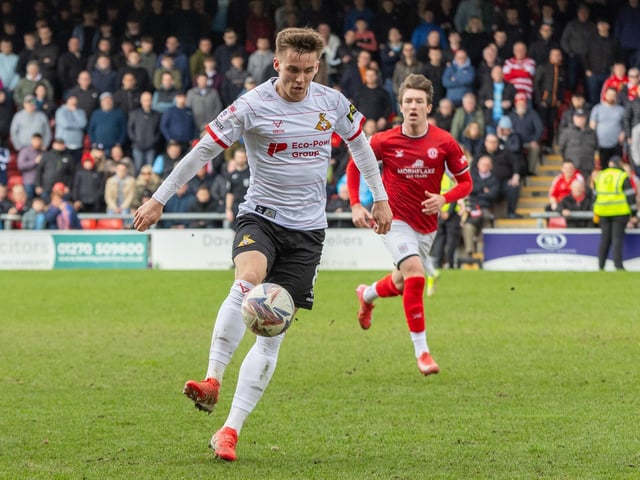 Some nice pick-outs and plenty of hunger to get stuck in but couldn't produce any killer passes that pierced the Cheltenham defence.