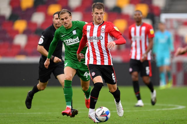 Fits the bill in terms of the style of midfielder Pompey are looking for and at a club in Brentford stacked with talent, so finding playing time hard to come by (Photo by Justin Setterfield/Getty Images)