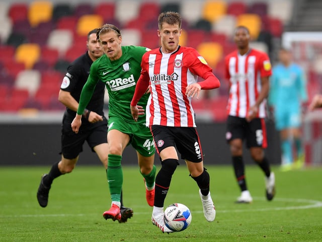 Fits the bill in terms of the style of midfielder Pompey are looking for and at a club in Brentford stacked with talent, so finding playing time hard to come by (Photo by Justin Setterfield/Getty Images)