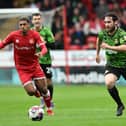 Aidan Barlow in action for Doncaster Rovers.