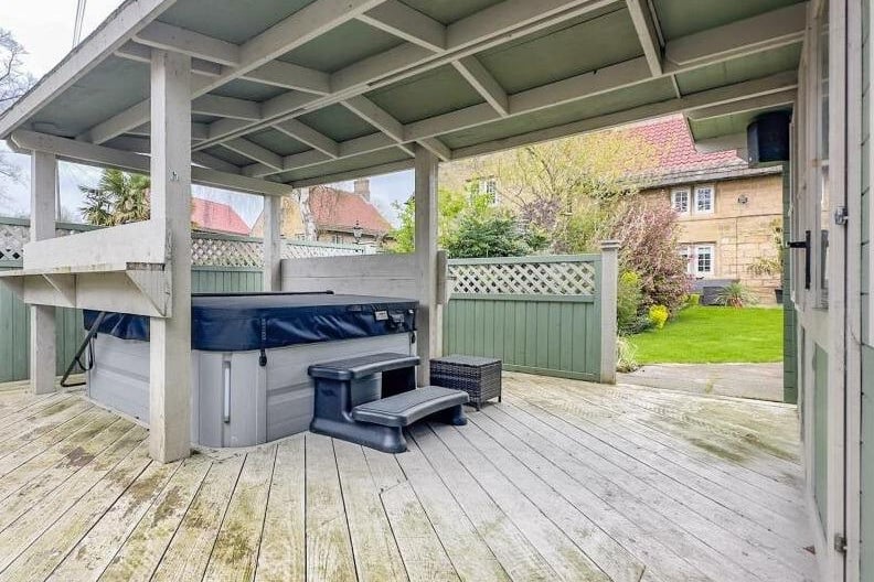 Space to relax - the hot tub is among the property's outdoor facilities.
