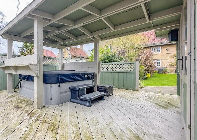 Space to relax - the hot tub is among the property's outdoor facilities.