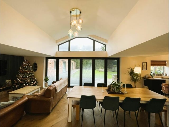 The dining room within the family area.