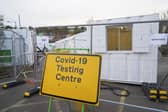 A Covid 19 testing centre. Picture Scott Merrylees