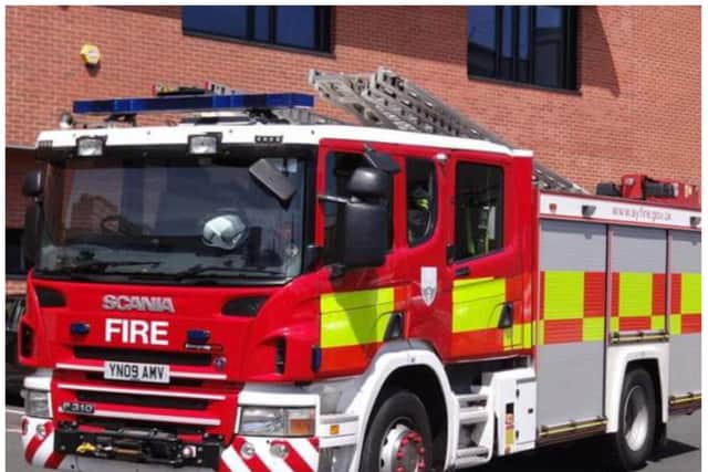 Smoke alarms and sprinklers saved a person from a potentially deadly blaze.