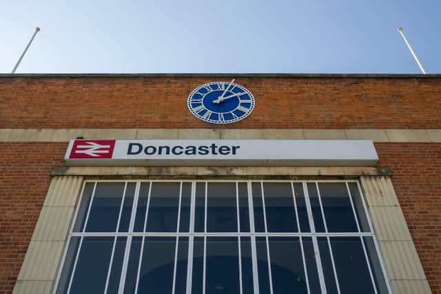 Doncaster Railway Station.  Picture Tony Johnson