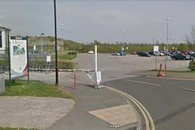 The entrance to car park one, where Mrs Burns parked and received a penalty notice. PIcture: Google