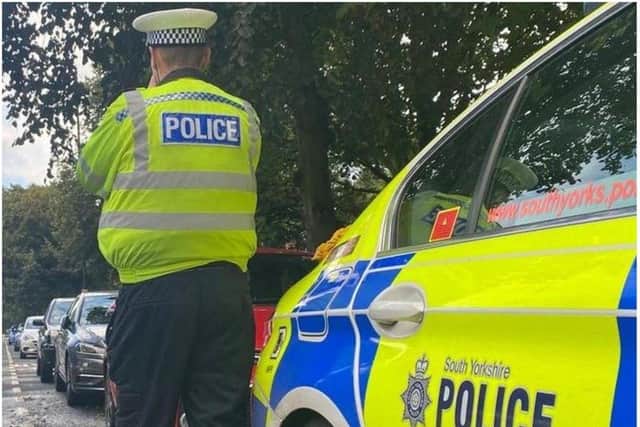 Police arrested the rider after the pursuit in Sprotbrough ended in a crash.