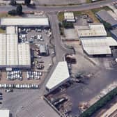 A controversial YouTuber flew a drone camera over Yorkshire Metal Recycling and filmed angry exchanges with staff who challenged him.
