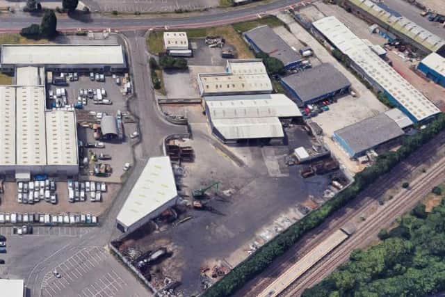A controversial YouTuber flew a drone camera over Yorkshire Metal Recycling and filmed angry exchanges with staff who challenged him.