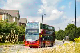 Doncaster bus. Photo: Alex Baxter.