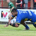Pauli Pauli in action for the Dons.