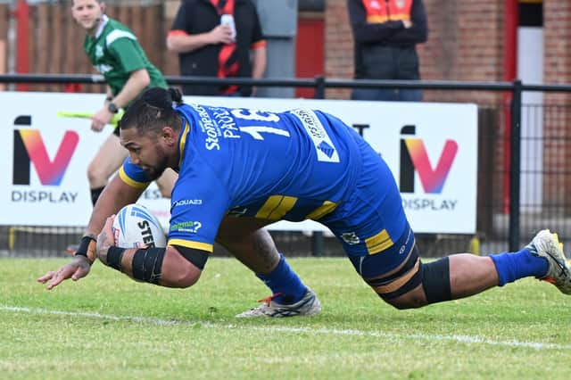 Pauli Pauli in action for the Dons.