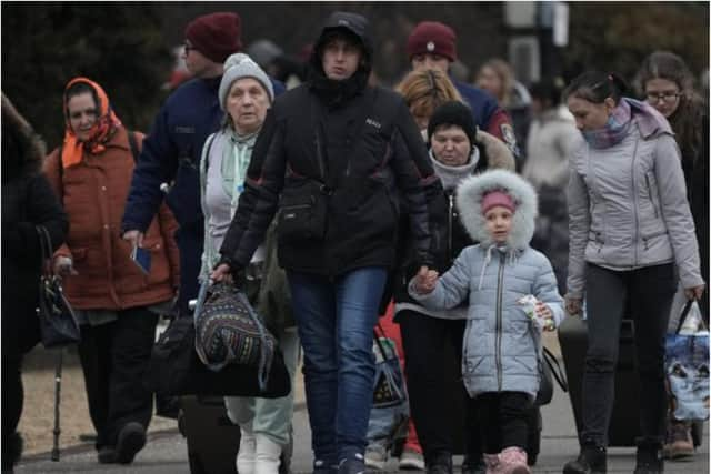 Go Green is calling for more support for Ukraine refugees. (Photo: Getty).