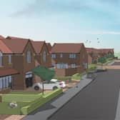 Harron Homes architect’s illustration of De Maulay Manor