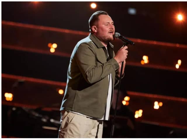 Mark Howard, originally from Doncaster, produced a stunning performance on The Voice. (Photo: ITV).