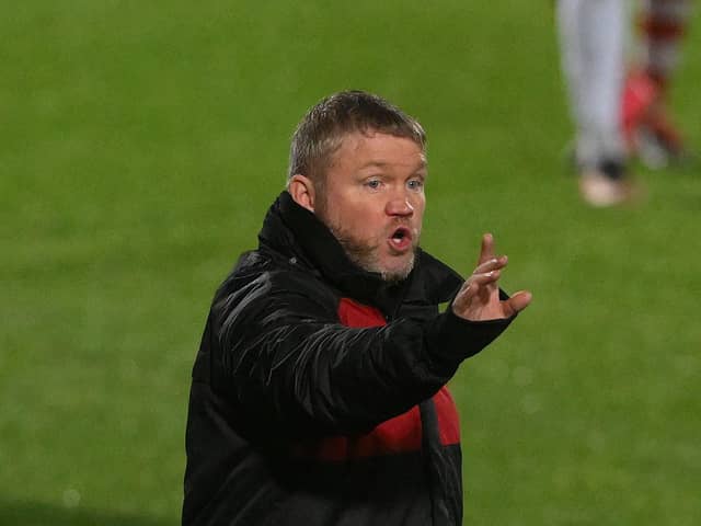 Doncaster Rovers manager Grant McCann.