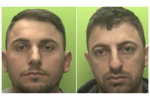 Brothers Sokol, left, and Amarildo Rranci were jailed for conspiring to run the cannabis farms