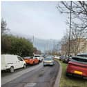 Drivers have been dumping vehicles on the central reservation outside DRI.