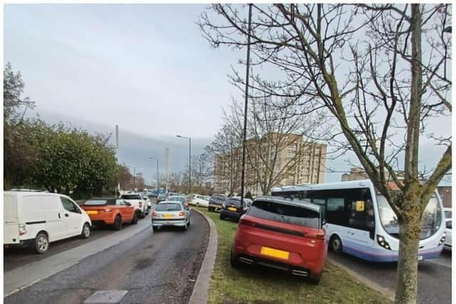 Drivers have been dumping vehicles on the central reservation outside DRI.